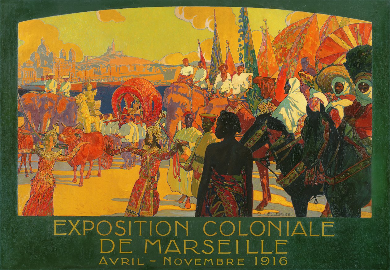 National Colonial Exhibition, Marseille, huhti-marraskuu 1916, 1922 tekijältä David Dellepiane