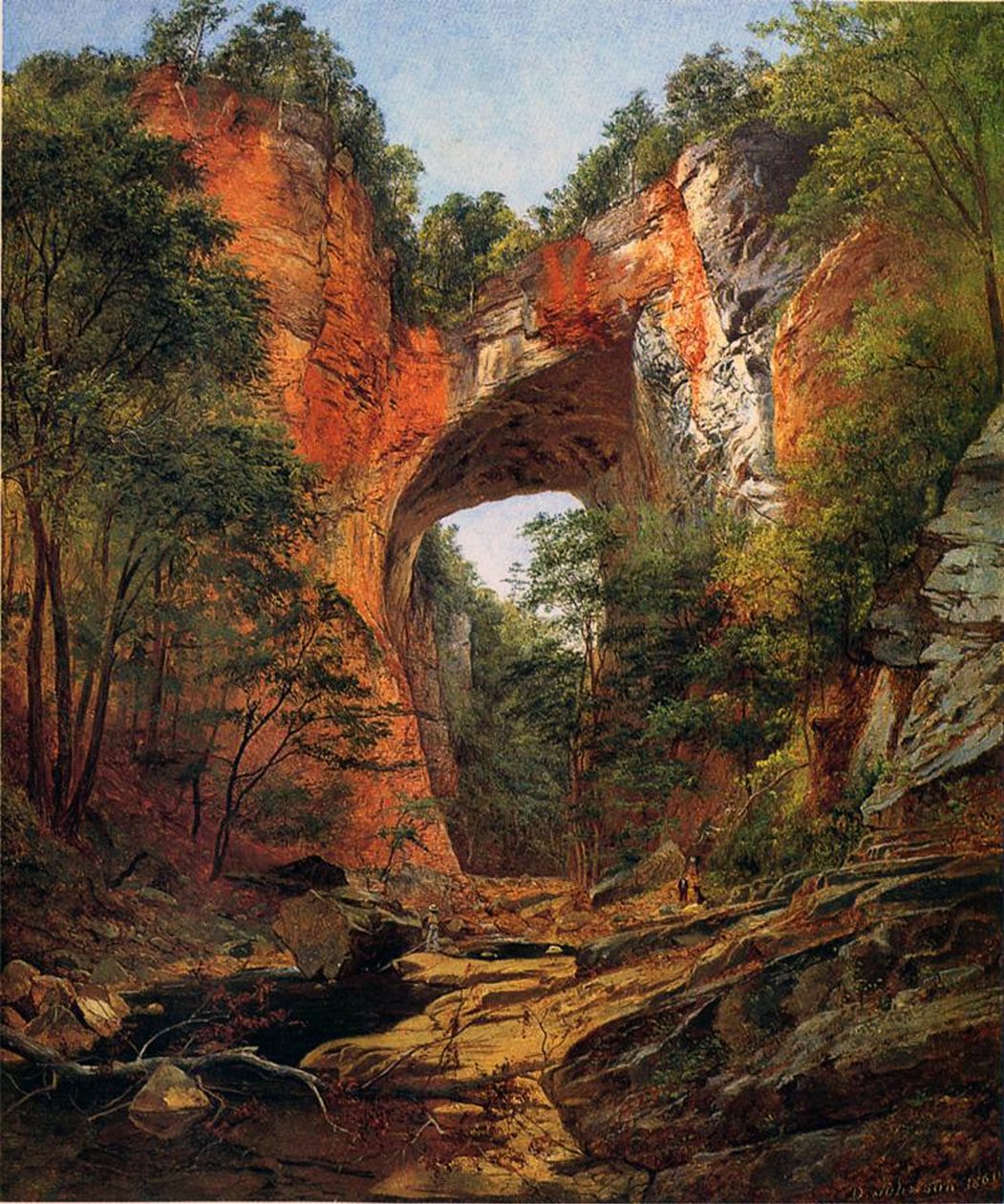 Natural Bridge, Virginia, 1860 tekijältä David Johnson