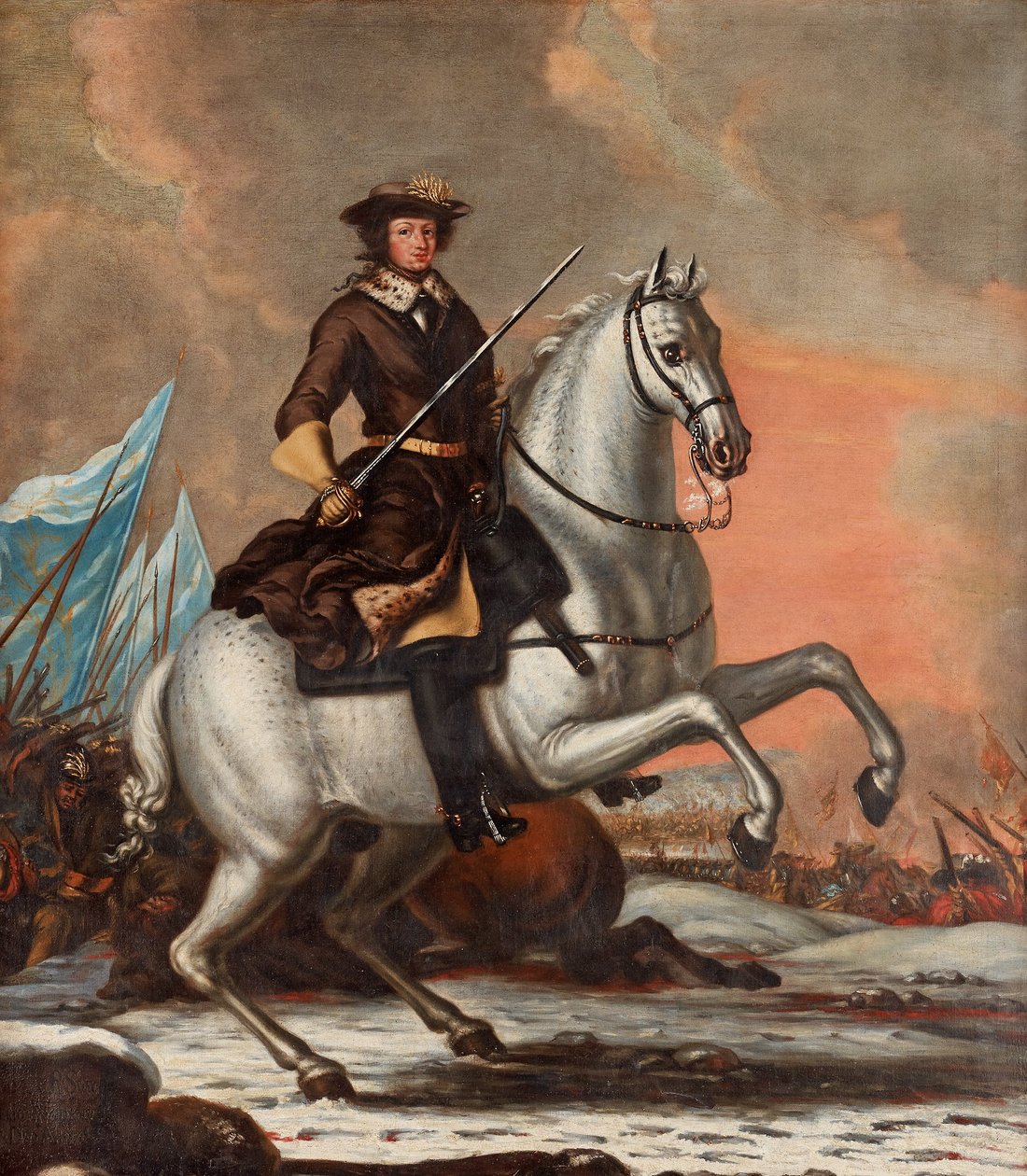 Kaarle XI, 1655-1697, Ruotsin kuningas. tekijältä David Klöcker Ehrenstrahl