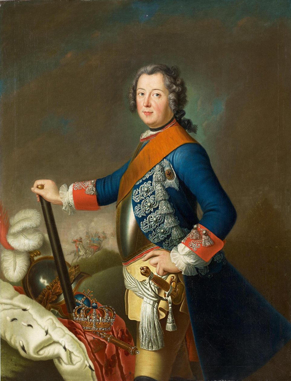 Friedrich II von Preußen ja nuorempi Heerführer tekijältä Georg David Matthieu
