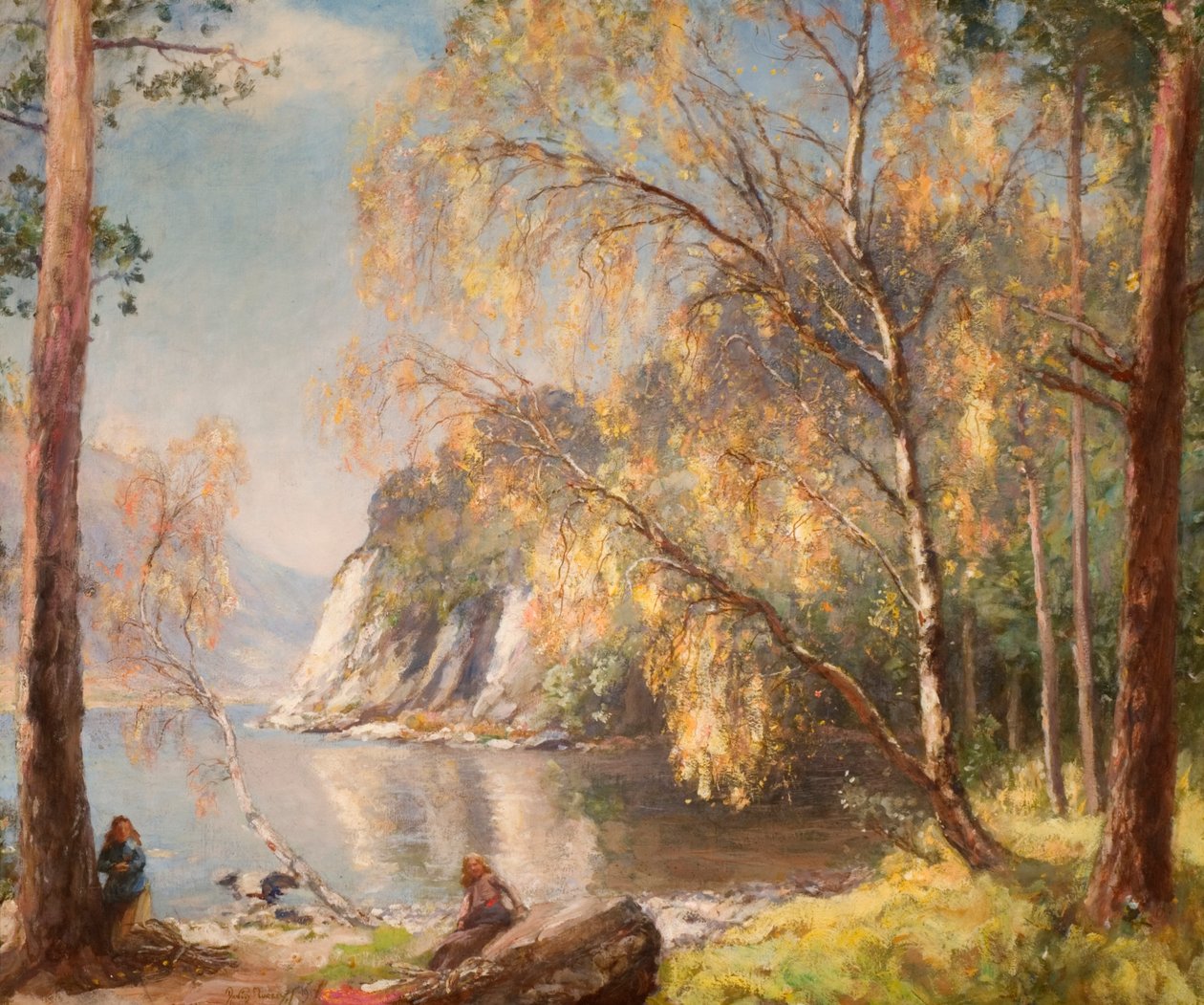 Ullswater, hopea ja kulta, 1917 tekijältä David Murray