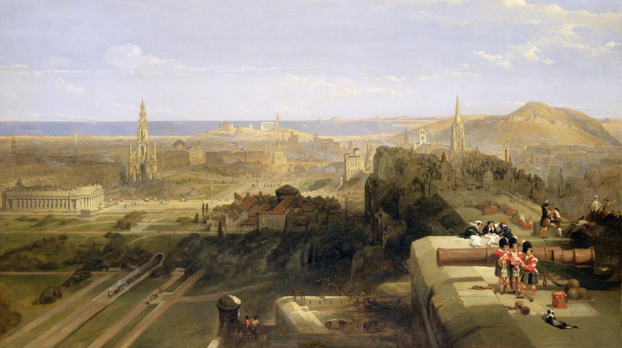 Edinburgh linnasta, 1847 tekijältä David Roberts
