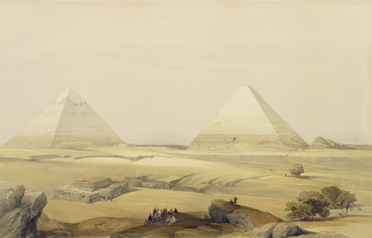 Gizan pyramidit, Egyptistä ja Nubiasta, Vol.1 tekijältä David Roberts