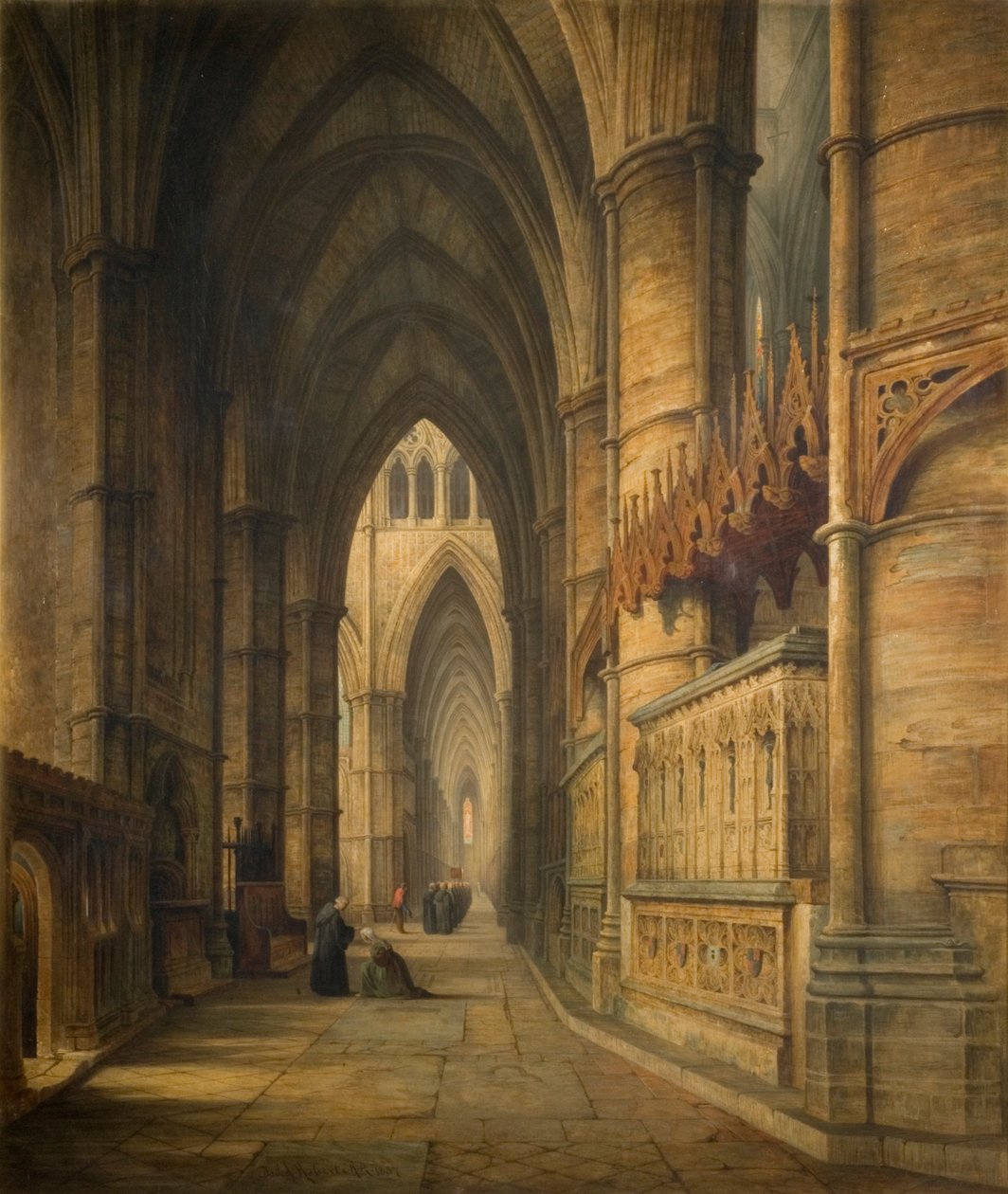 Edward III:n hauta, Westminster Abbey tekijältä David Roberts