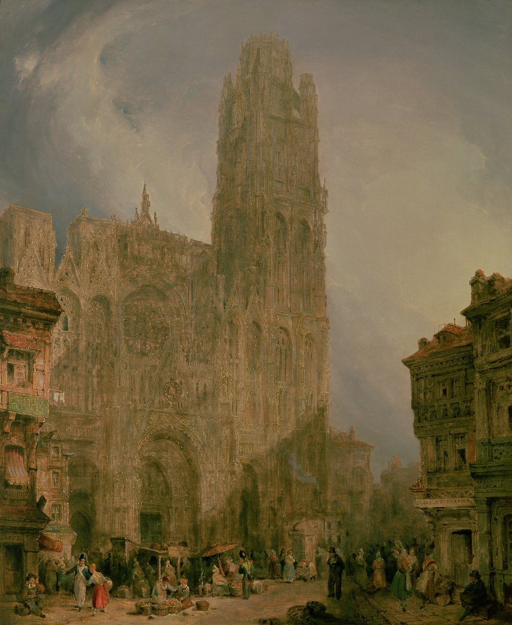 Notre Damen länsirintama, Rouen tekijältä David Roberts