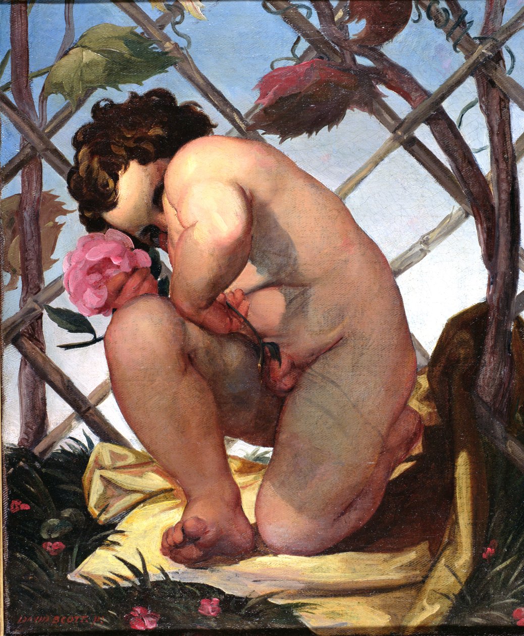 Amor, 1830 tekijältä David Scott