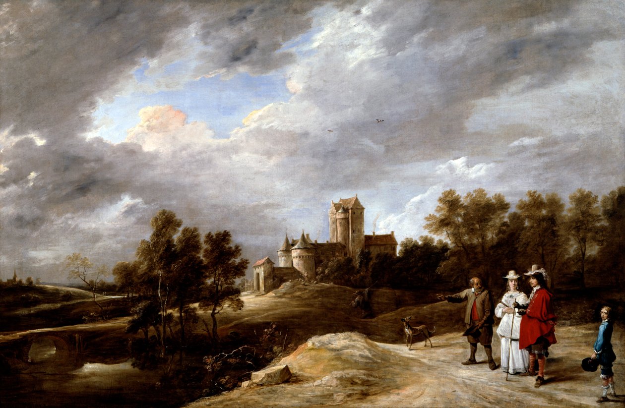 Linna ja sen omistajat tekijältä David Teniers the Younger
