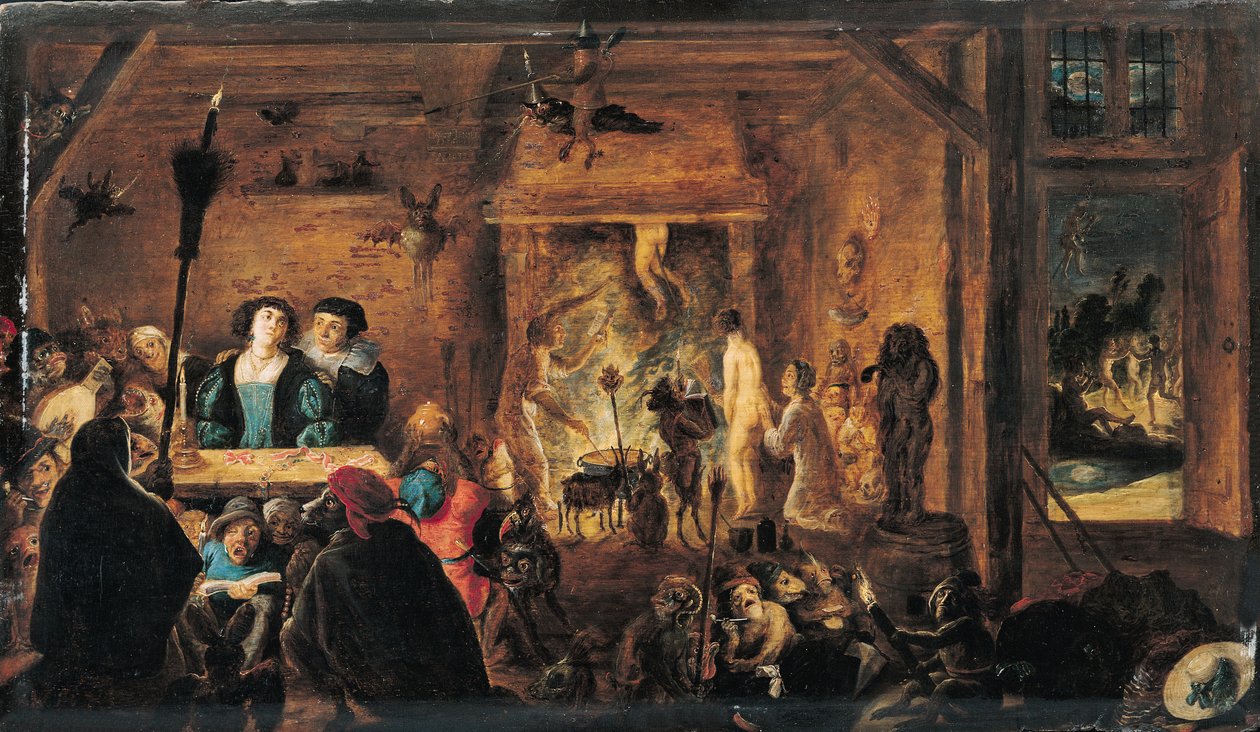 Noituuden kohtaus, 1633 tekijältä David Teniers the Younger