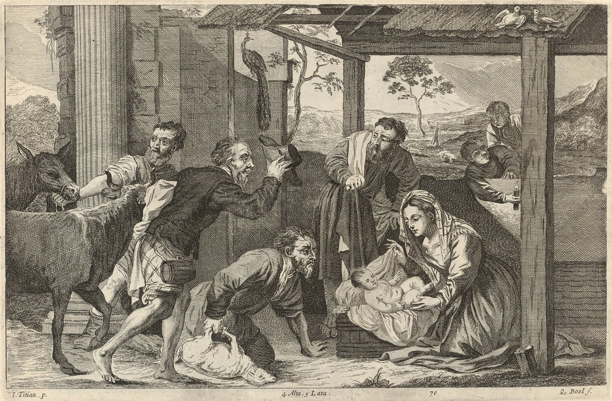 Paimenten palvonta tekijältä David Teniers the Younger