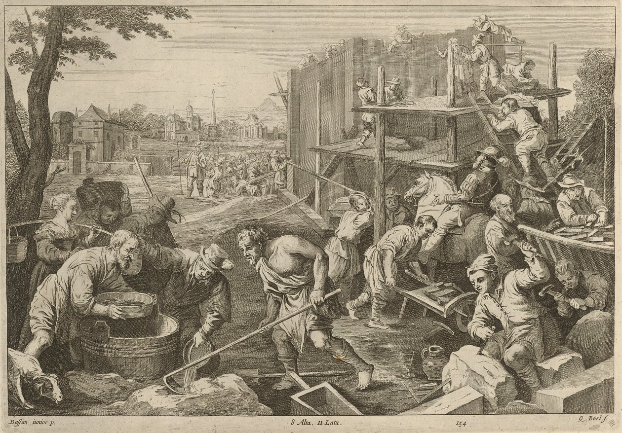 Tornin rakentaminen tekijältä David Teniers the Younger