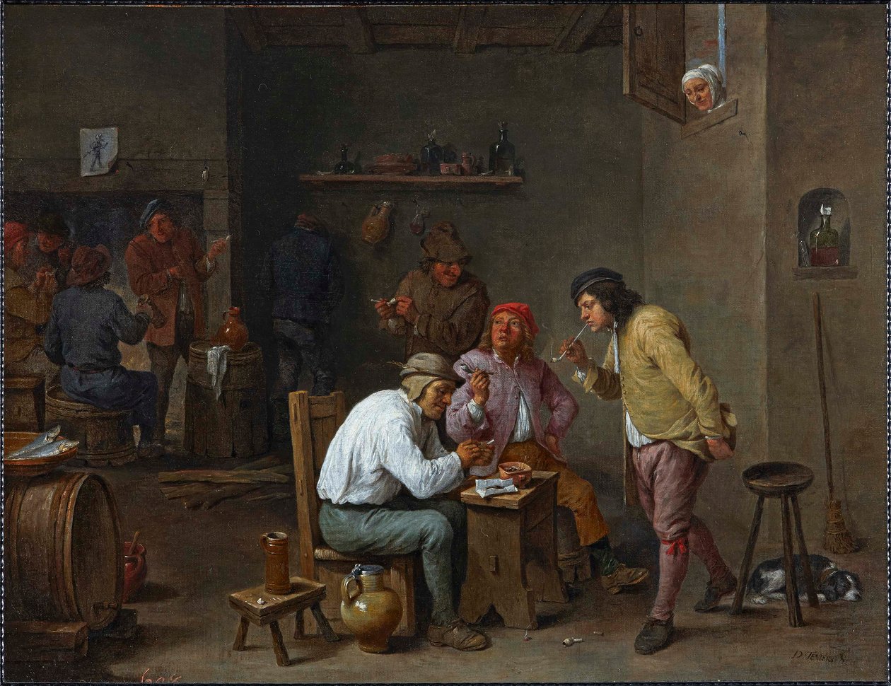 Escena de taberna tekijältä David Teniers the Younger