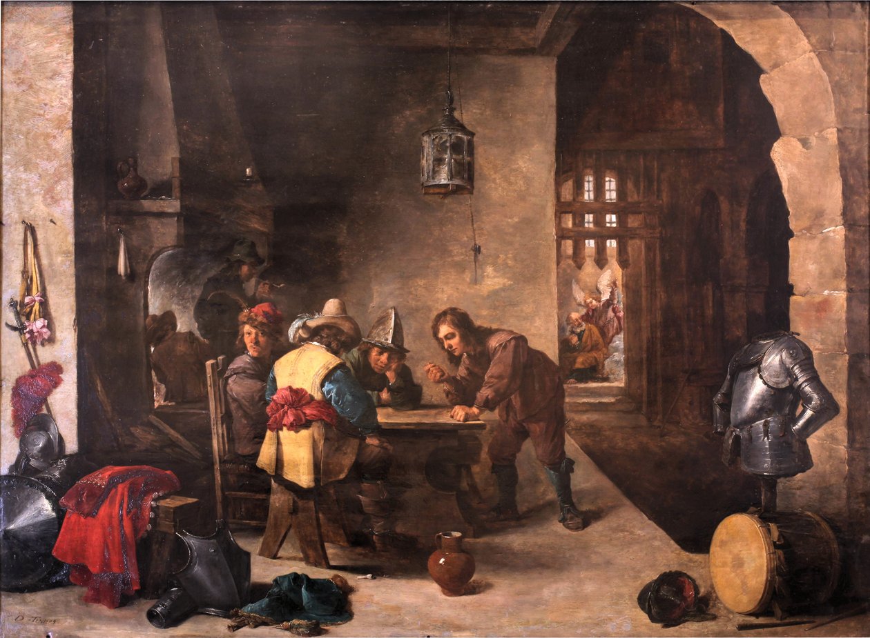 Vartiointi Pietarin kanssa tekijältä David Teniers the Younger