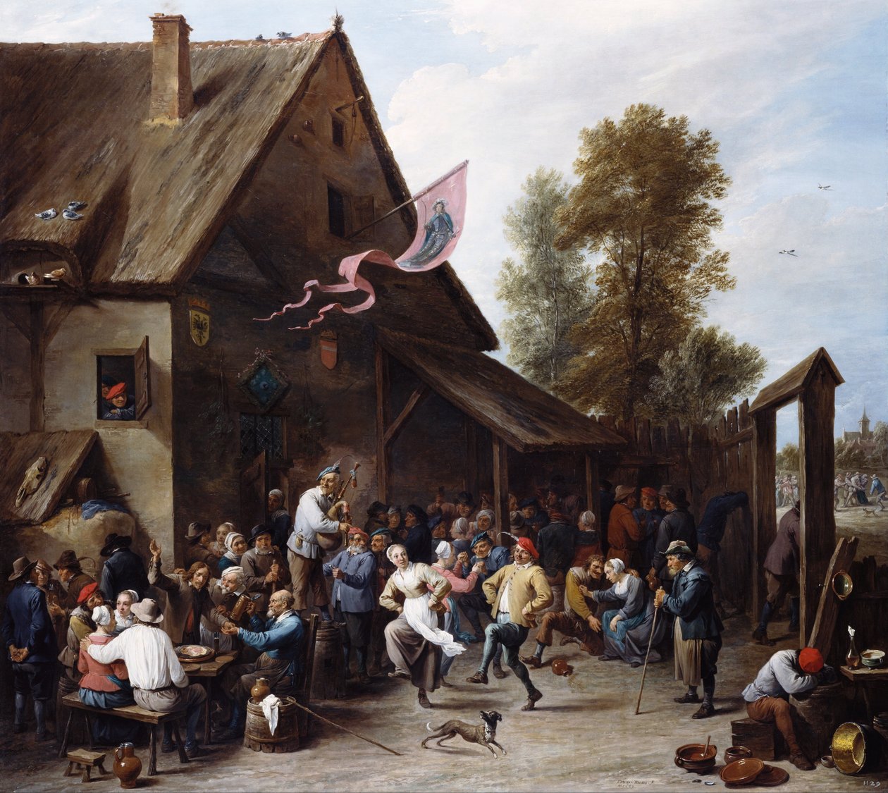 Funfair Pyhän Georgen päivänä tekijältä David Teniers the Younger
