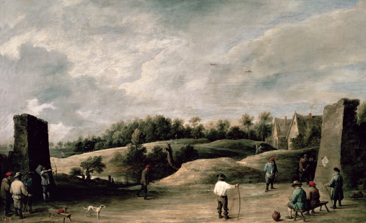 Jousiammuntakilpailu tekijältä David Teniers the Younger