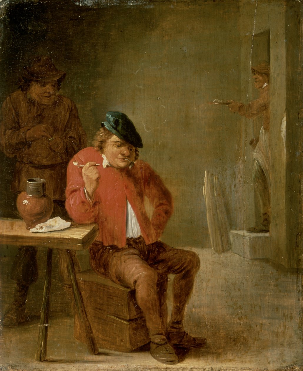 Tupakoitsija tekijältä David Teniers the Younger