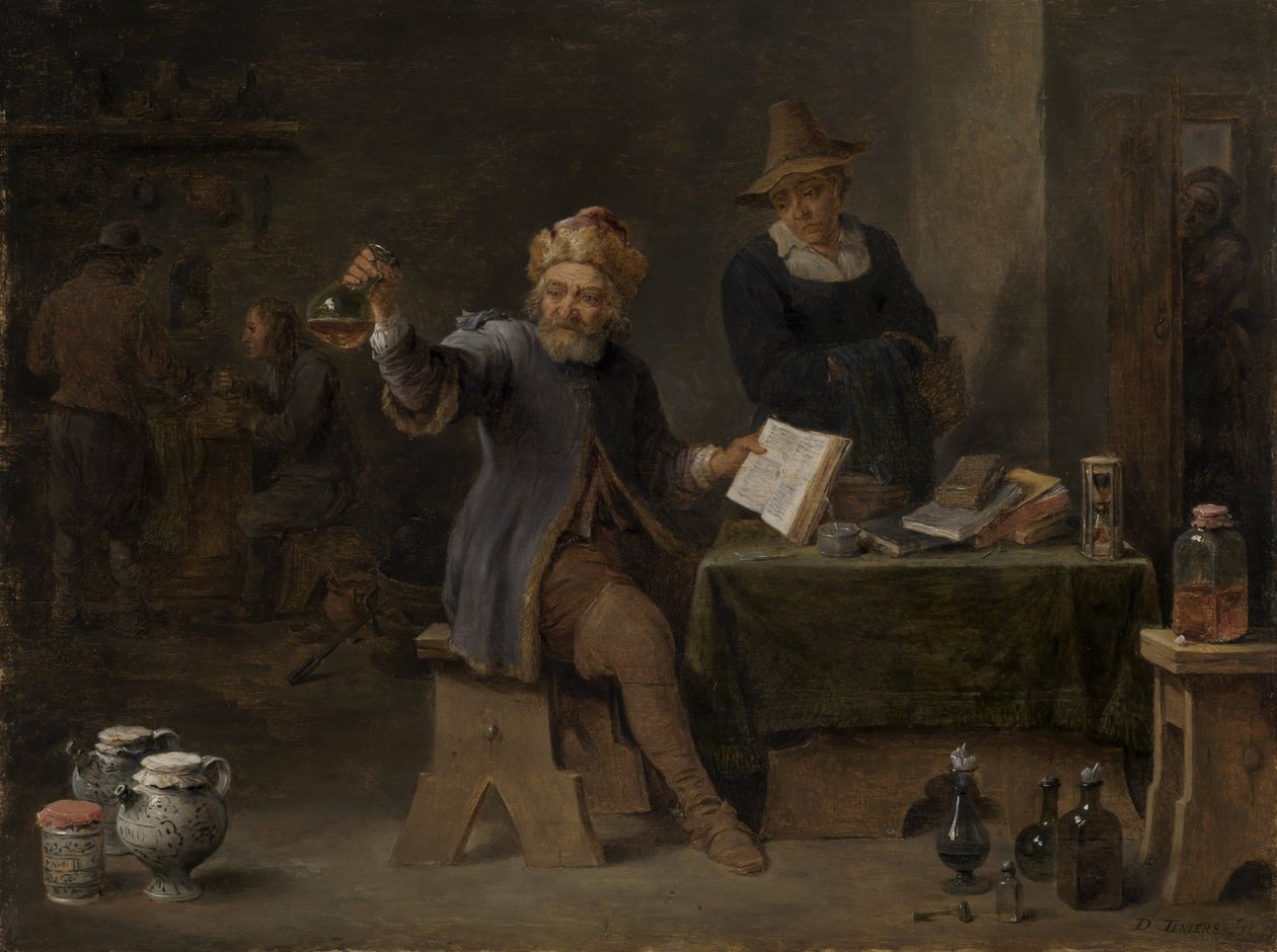 Kylän lääkäri tekijältä David Teniers the Younger