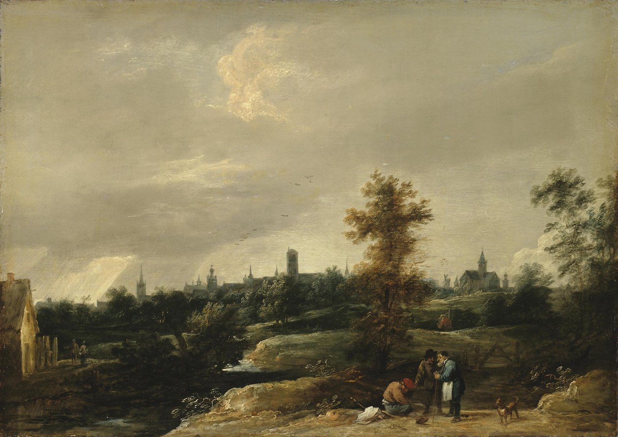Näkymä Brysselin ympäristöön tekijältä David Teniers the Younger