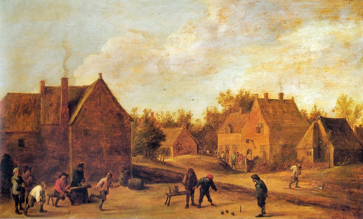 Kylän kohtaus tekijältä David Teniers the Younger
