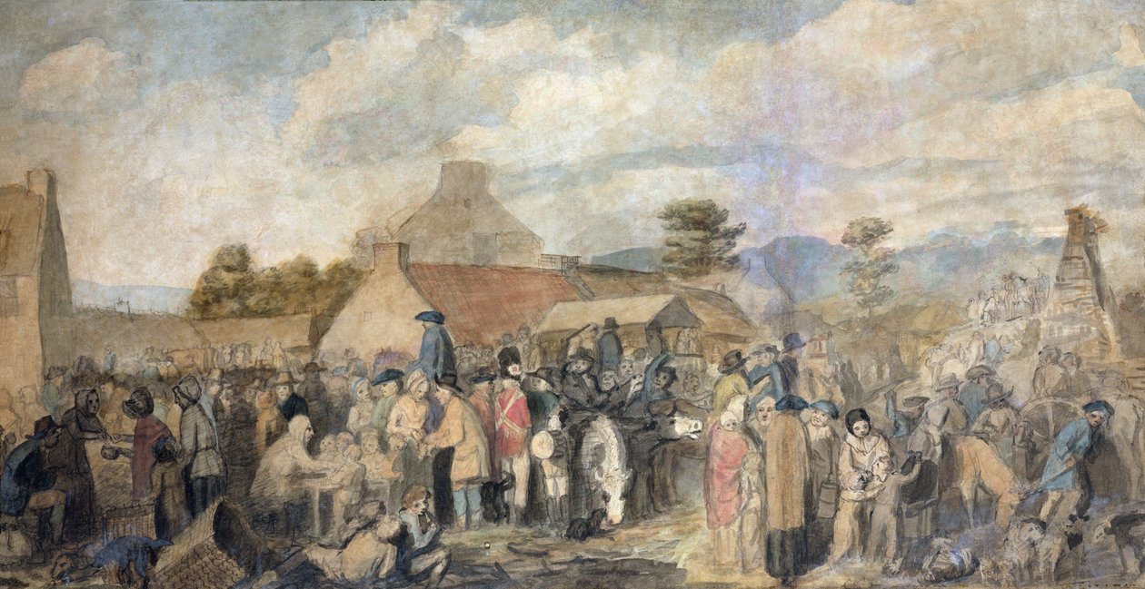 Pitlessie-messut, 1804 tekijältä David Wilkie