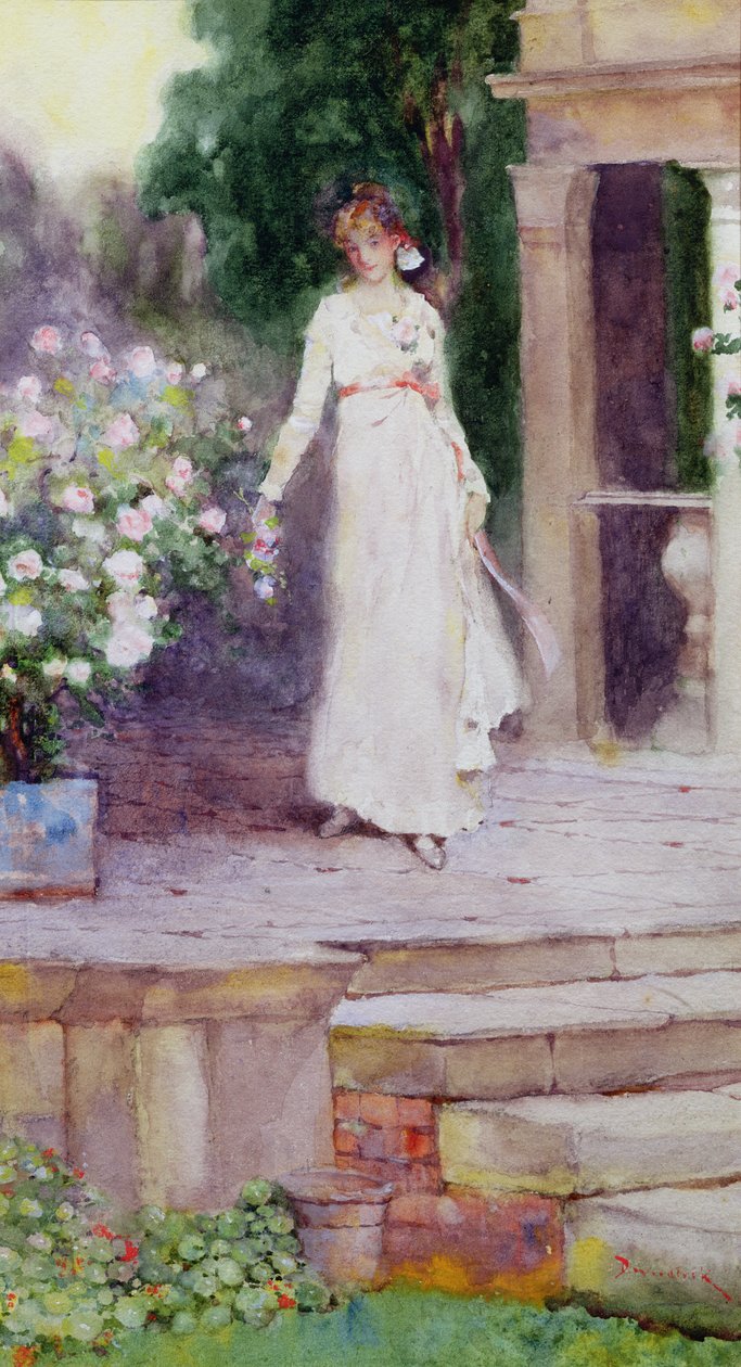 Lady ruusuterassilla tekijältä David Woodlock
