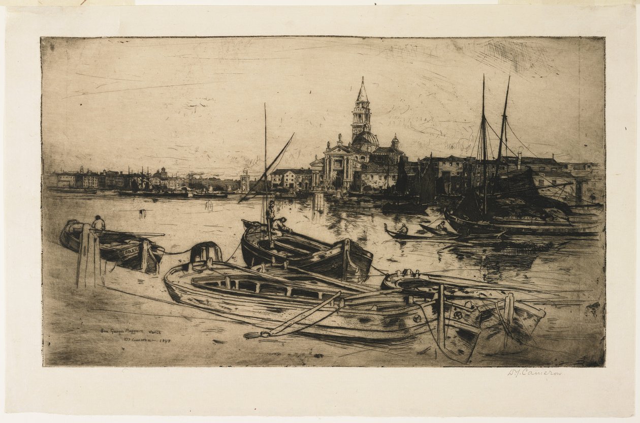 San Giorgio Maggiore, 1895 tekijältä David Young Cameron