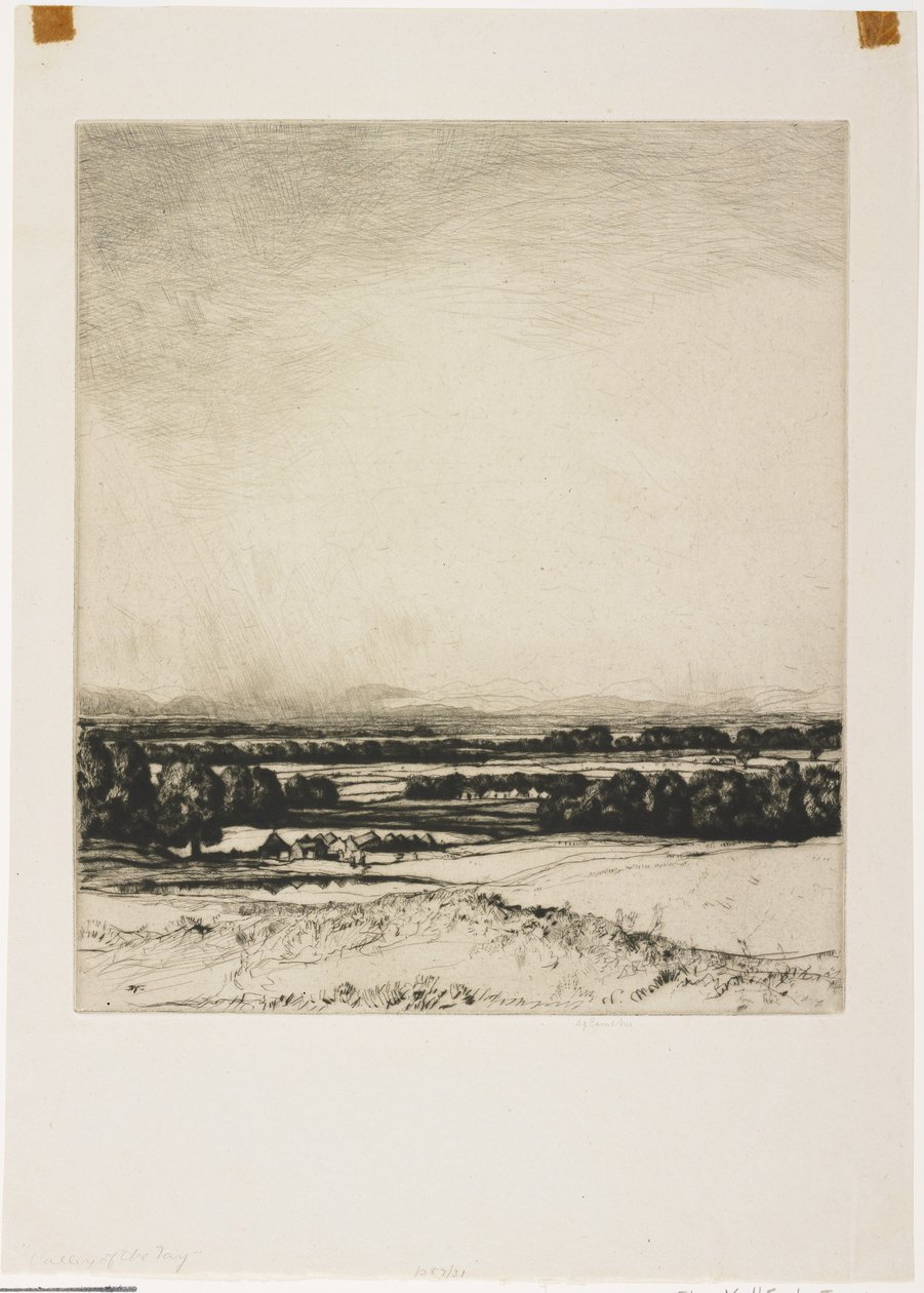 Vallée du Tay (Tayin laakso), 1931 tekijältä David Young Cameron
