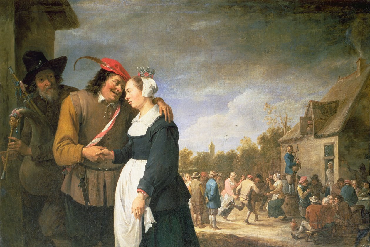 Talonpoikaishäät, 1648 tekijältä David Teniers the Younger