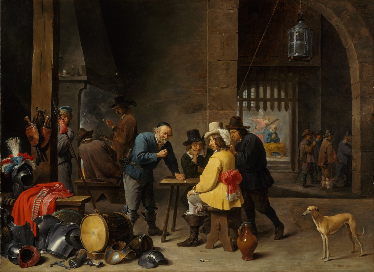 Vartiohuone Pyhän Pietarin vapautuksen kanssa, n. 1645-1647 tekijältä David Teniers the Younger