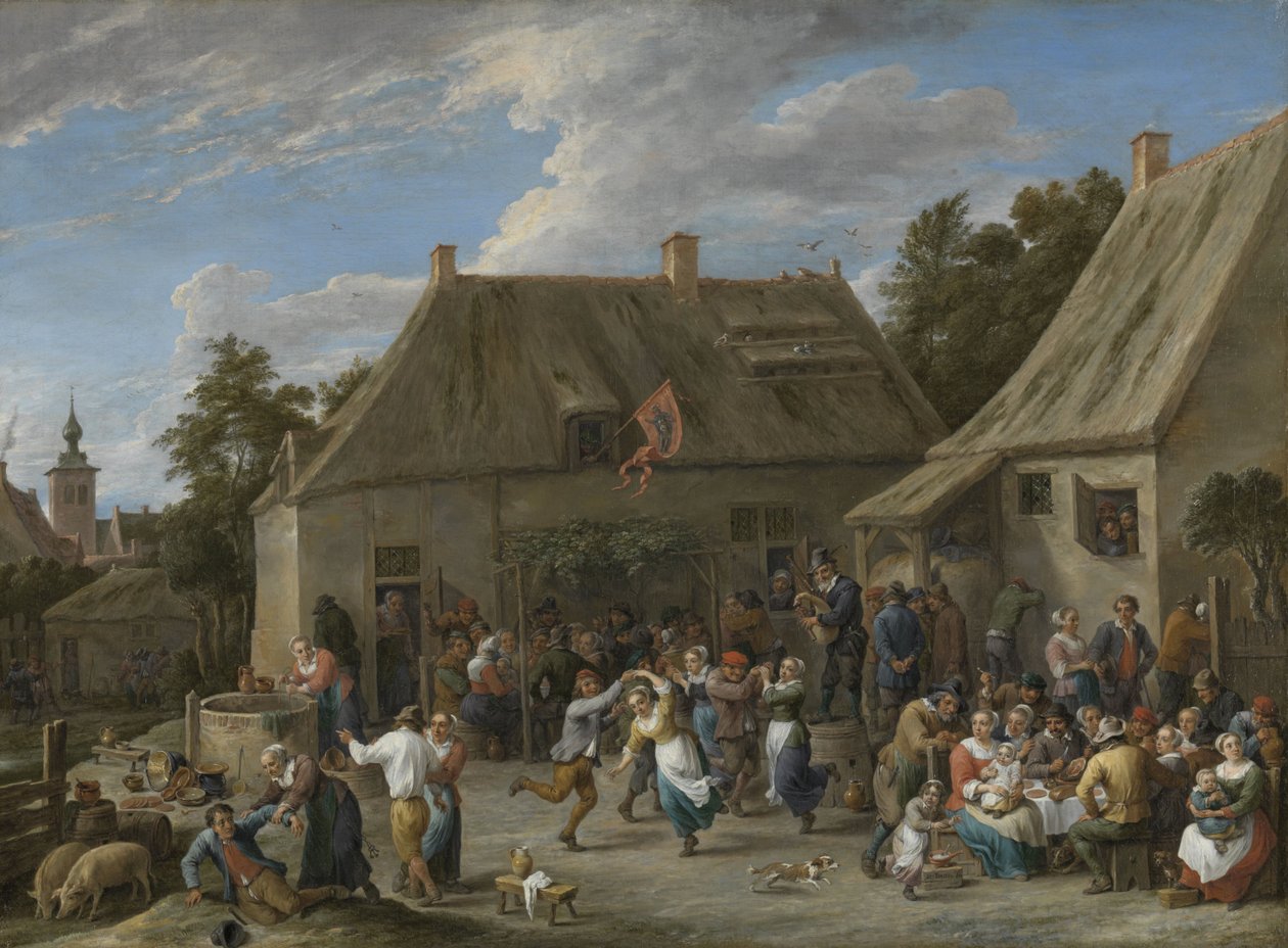 Talonpoika Kermis, noin 1665 tekijältä David Teniers the Younger