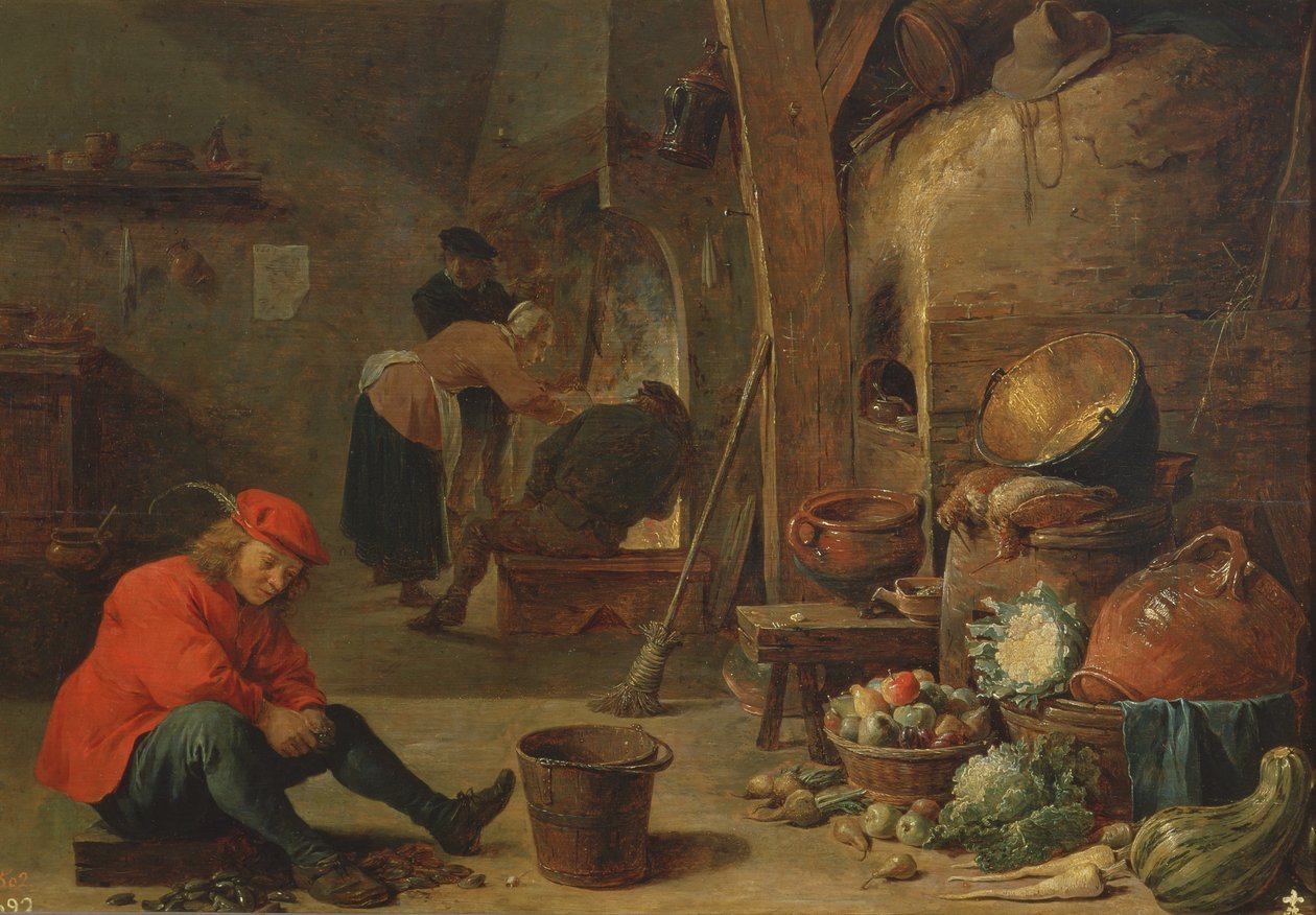 Keittiö tekijältä David Teniers the Younger