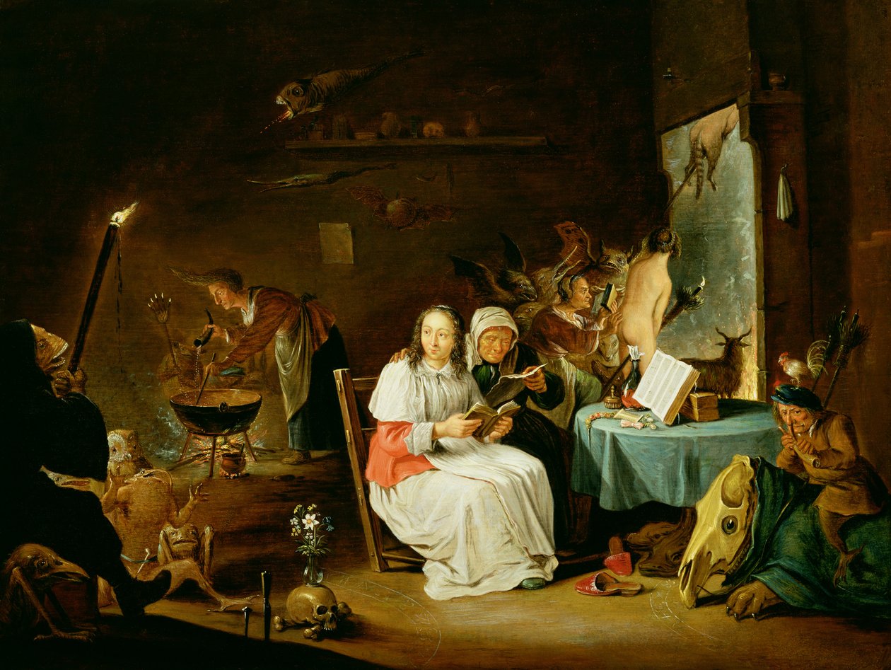 Noidat valmistautuvat sapattia varten tekijältä David Teniers the Younger