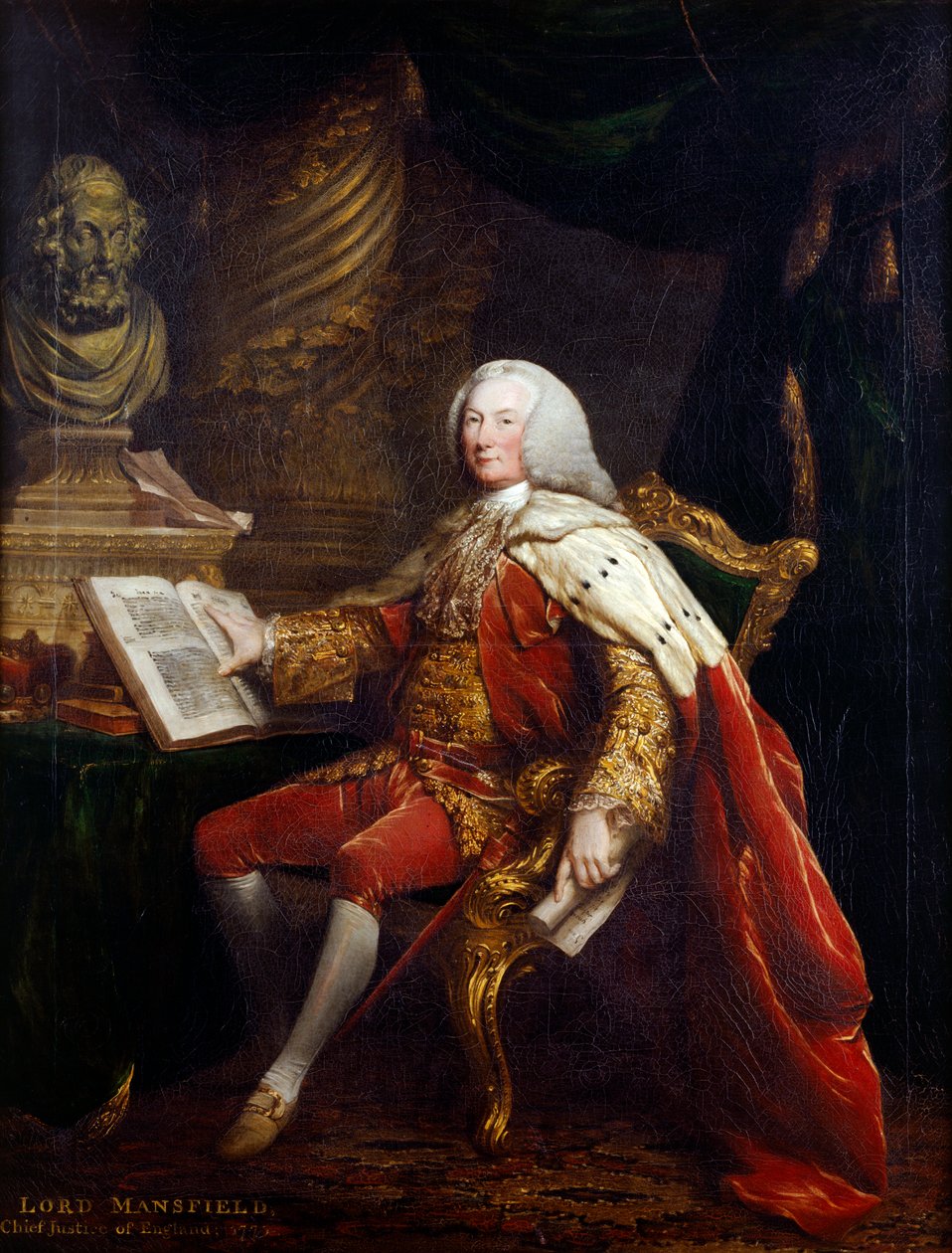 Lord Mansfield, Englannin korkein tuomari tekijältä David (after) Martin