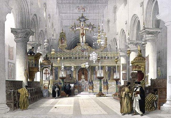 Pyhän Katariinan luostarin kappeli Siinainvuorella, 21. helmikuuta 1839, levy 112 