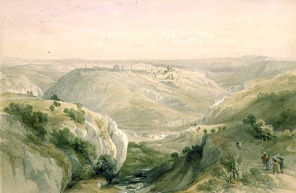 Jerusalem etelästä, 12. huhtikuuta 1839, levy 10 