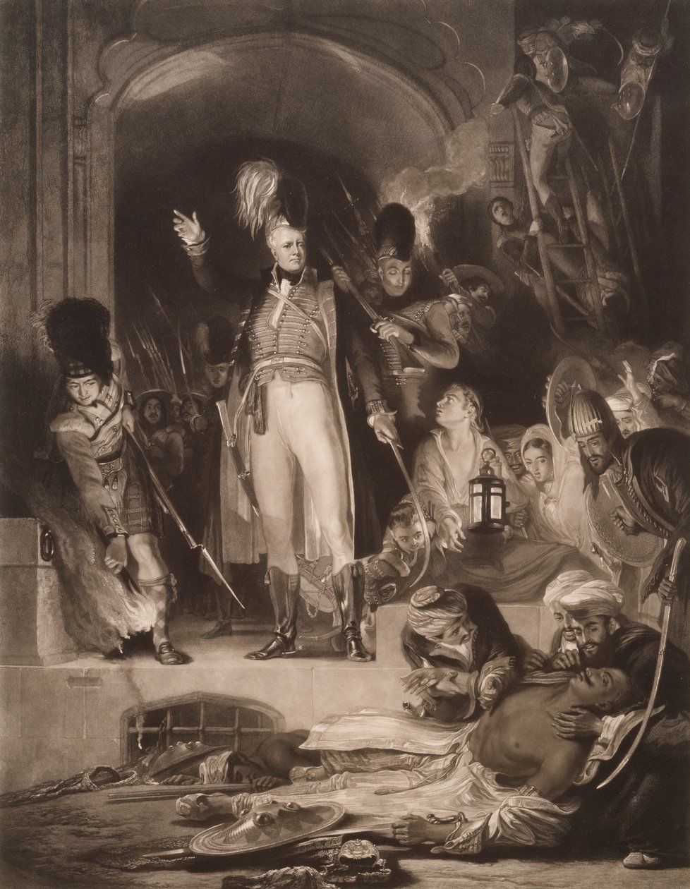 Sir David Baird löytää Tipu Sultanin ruumiin tekijältä David (after) Wilkie