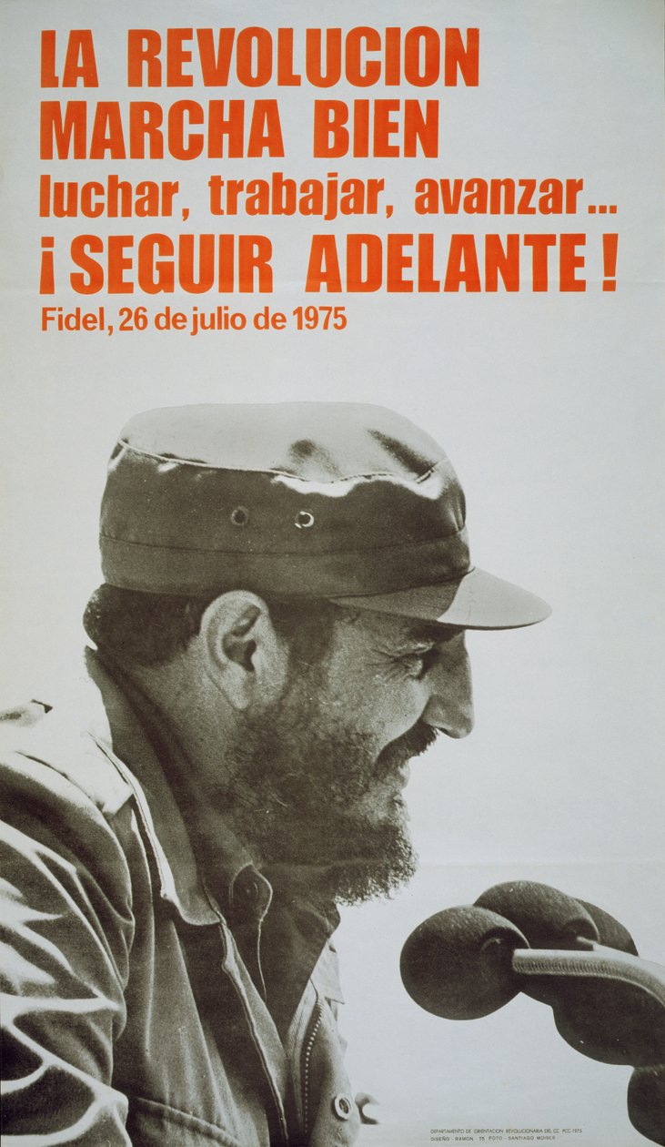 Fidel Castron juliste tekijältä John Ward Dunsmore