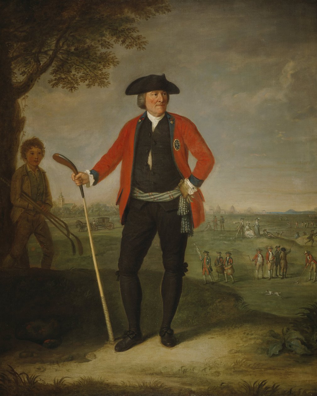 William Inglis, noin 1712 - 1792. Edinburghin golfareiden kunniallisen seuran kirurgi ja kapteeni. tekijältä David Allan