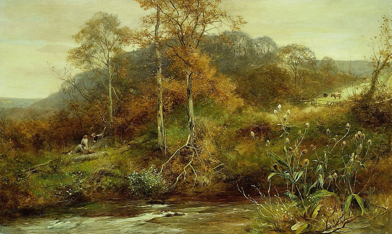 Syksyinen jokikohtaus, The Brook tekijältä David Bates