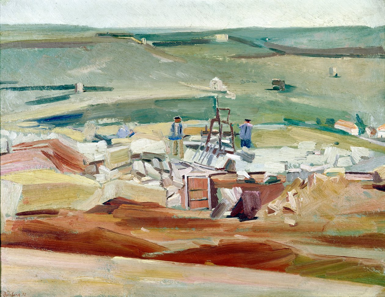 "The Quarry Men", 1925. tekijältä David Bomberg