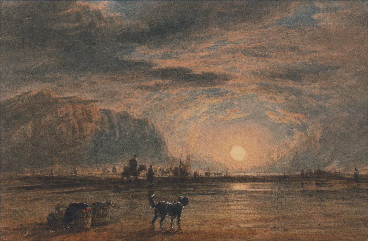 Rantakuvaus - auringonnousu tekijältä David Cox