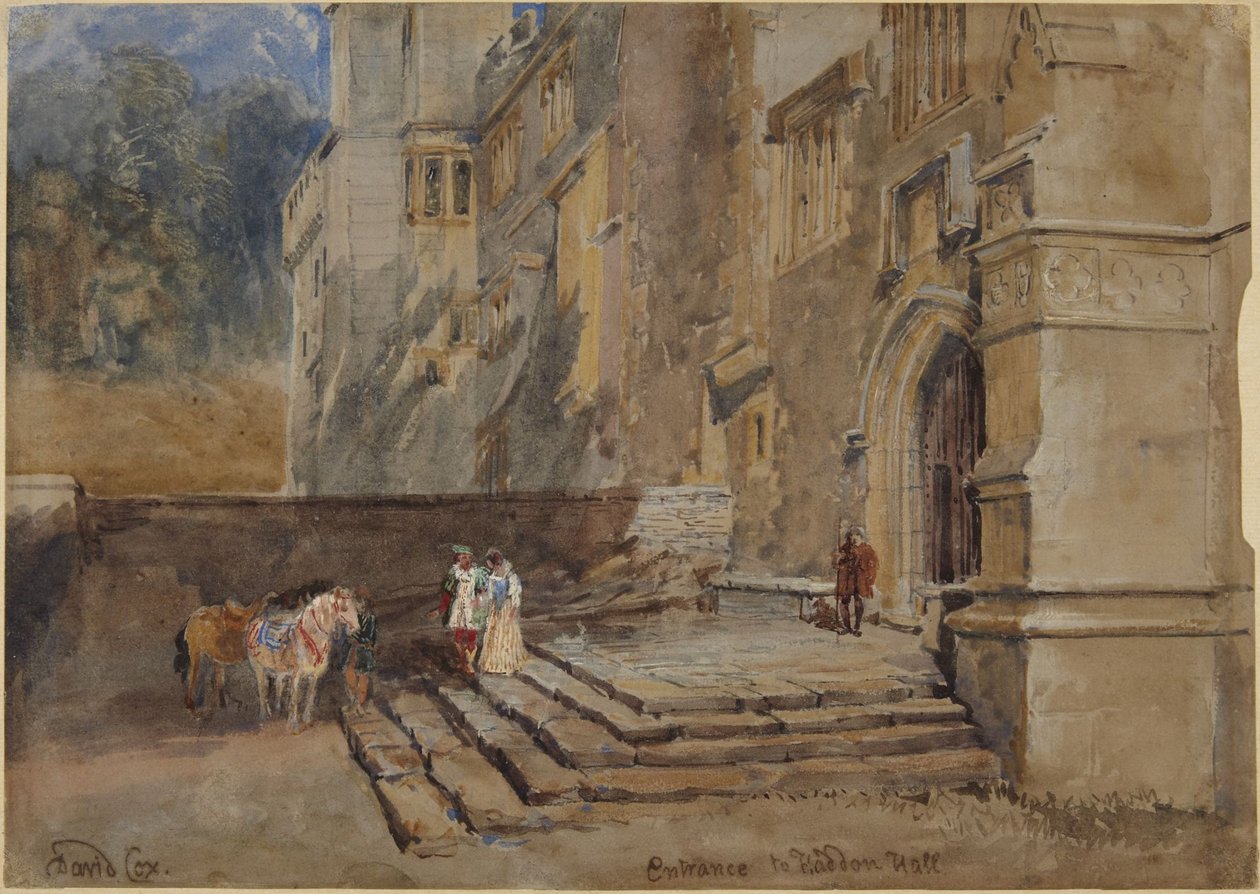 Haddon Hallin sisäänkäynti tekijältä David Cox