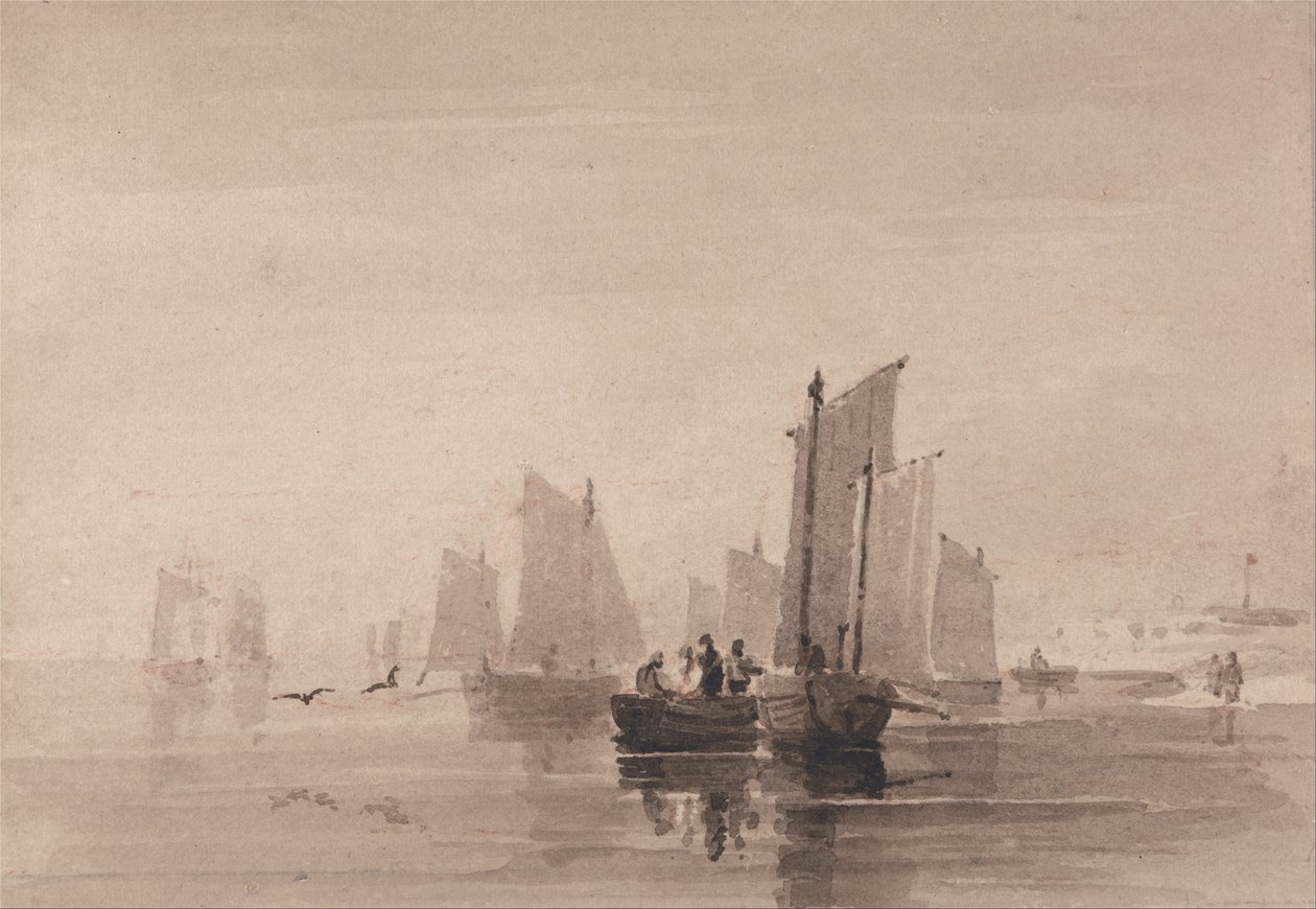 Kalastus Hastingsin edustalla tekijältä David Cox