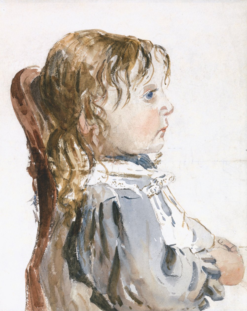 Tyttö esiliinassa tekijältä David Cox