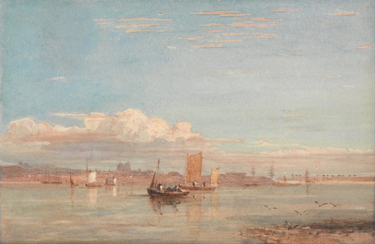 Greenwichin sairaala Woolwich Reachista tekijältä David Cox