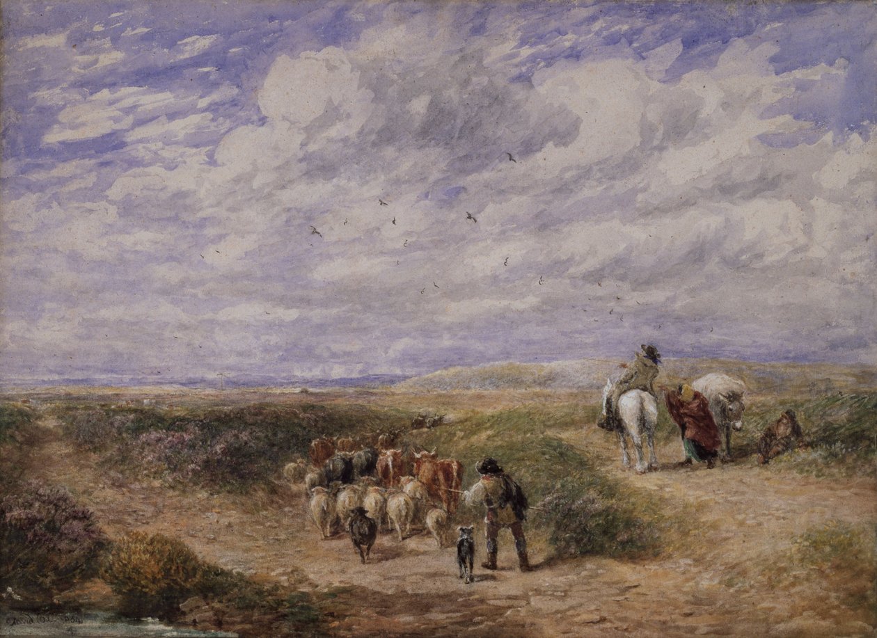 Pysy vasemmalla tiellä, 1854 tekijältä David Cox