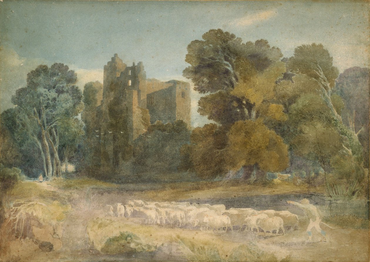 Kenilworthin linna Warwickshiressä tekijältä David Cox