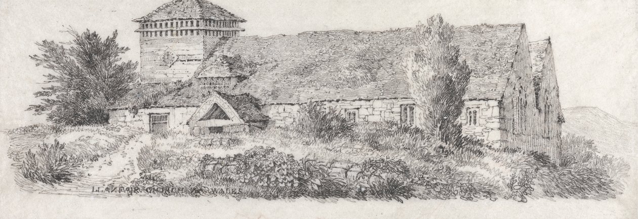 Llanfair Church, Pohjois-Wales: Trakaatti maisemamaalauksesta ja vesivärien vaikutuksista tekijältä David Cox