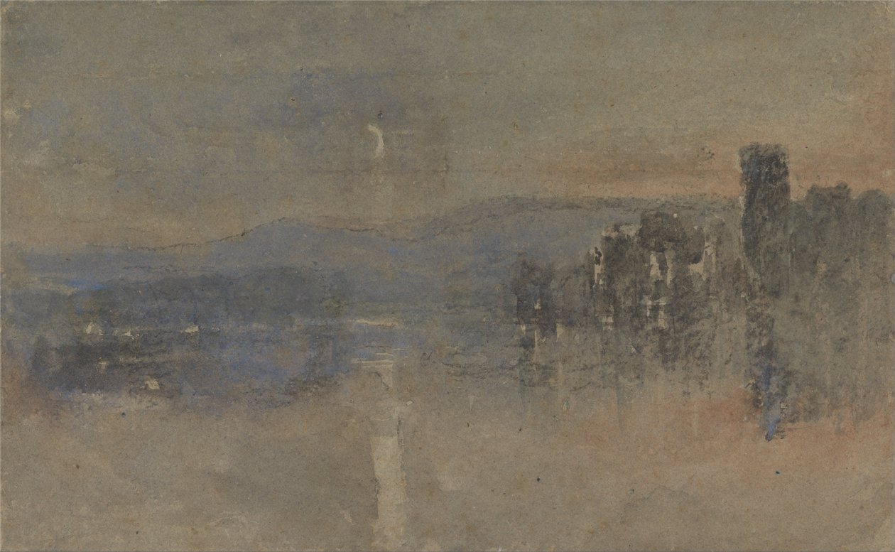 Kuunvalo maisema tekijältä David Cox