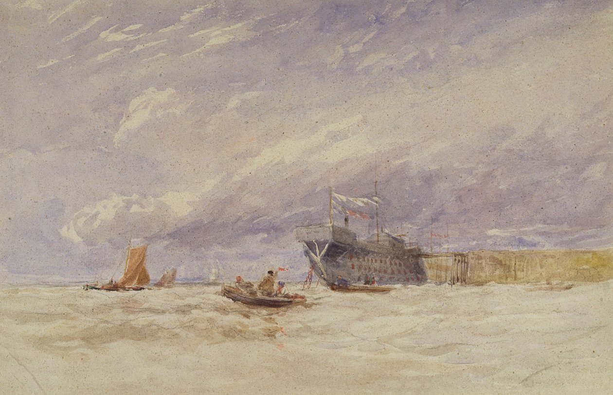 Medwaylla, n. 1845–1850 (w/c, rungon väri grafiitin päällä paperilla) tekijältä David Cox