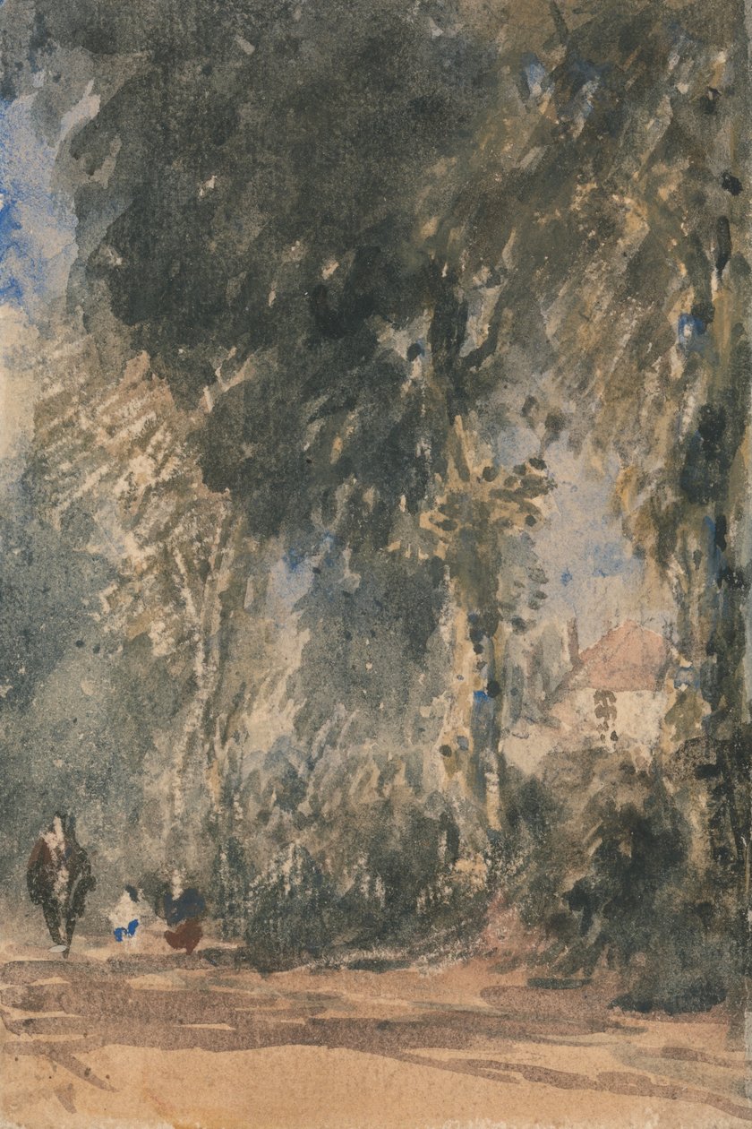 Abbey Gates Greenfield Houseen päin katsoen tekijältä David Cox